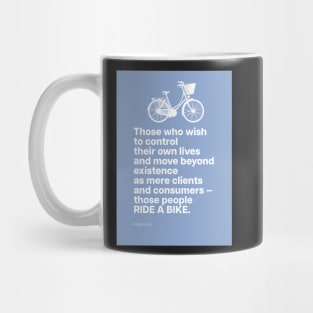 Bicycle Philosophy Design 001 - Wolfgang Sachs Mug